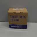 Neck Pillow Airplane, 100% Pure Memory Foam, Comfortable Breathable Cover, Travel Pillows for Airplanes, Ergonomic Design, Neck Pillow for Traveling, Airplane Pillow Flight Train, Black