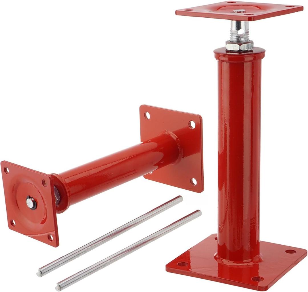 B4B BANG 4 BUCK House Jacks for Leveling Crawlspace, 11" - 16" Height Range, 11023 lbs Max Load Capacity, House Floor Jacks Post Pole for Leveling, 2 Pack