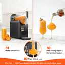 Slushie Machine No Ice Needed, Auto-Clean, Slushy Machine for Home, 220W Quick Frozen Drink Maker with 6 Preset Programs for Margaritas, Frapps, Milk Shake and More, LED Display, Black, 88oz (EXP 08/25/32)