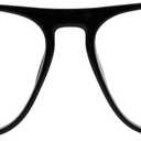 MARE AZZURO Reading Glasses Men Square Reader 0 1.0 1.25 1.5 1.75 2.0 2.25 2.5 2.75 3.0 3.5 4.0 5.0 6.0 (Black 200)