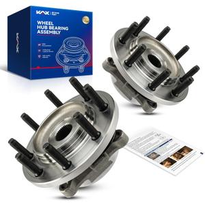 KAX 515206 Pair Front Wheel Bearing Hub Assembly for 2019-2024 Ram 2500