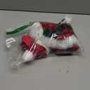 Newborn Baby Girl Christmas Outfit Santa Claus Romper Red Velvet Long Sleeve Romper Dress with Santa Hat Xmas Clothes (6-9 Months)