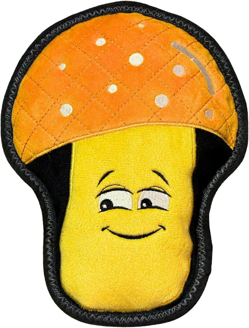 Durable Mushroom Squeaky Dog Toy for Aggressive Chewers, Tough Aggressive Dog Chew Toy, Chew Dog Toy for Puppy, Small, Medium, and Large Dogs