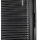 American Tourister Stratum 3.0 Large 28-Inch Spinner, Airline Approved, Durable Hardside Luggage, Expands 1.5", RightHeight Adjustable Handle, Black
