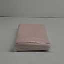 Bedsure 100% Cotton Percale Sheets King Size, King Size Sheets Set with Deep Pocket Up to 16 Inches, Breathable & Crirsp Soft, Bedsheet & Pillowcase Sets, 4 Pieces, Pink