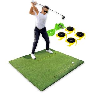 Tee Claw Golf Tee Holder, Golf Mat Tee, Golf Alignment String, Baseball Agility Training for Indoor and Outdoor, Made in The USA.