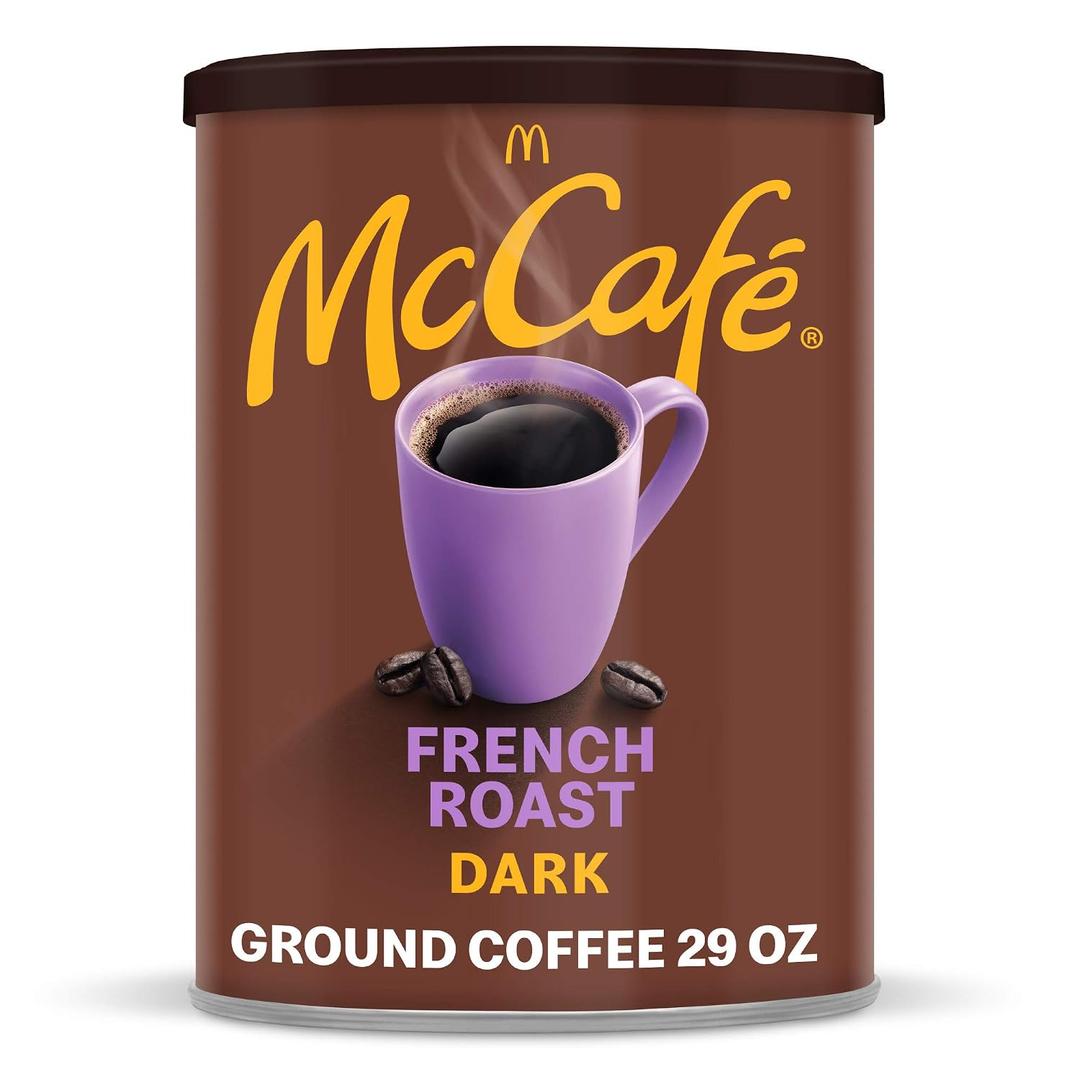 McCafe French Roast, Dark Roast Ground Coffee, 29 oz Canister (EXP 08/16/26)