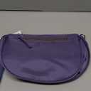 Spacious Nylon Crossbody Bag Bum Bag Handbags Wallets Purses Trendy Shoulder Bag for Women (Cloudy Purple)