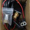 12V 250A Battery Disconnect Switch Kill Switch, Prevent Battery Drain for Car Truck RV, with Illuminated Round Rocker Switch, 9.84 FT Cable, in-Car Manual Cut-Off