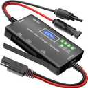 MPPT Solar Charge Controller 12V 10A, Solar Panel Charge Controller with Type-C and USB Output for Solar Panel and Gel, AGM, LiFePO Battery