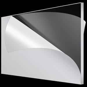 Juexica 24'' x 36'' Clear Acrylic Sheet Panels Transparent Cast Sheet Plastic Panels with Protective Paper for Craft(1 Pcs,1/4'' Thick)