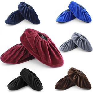 6 Pairs Reusable Non Slip Shoe Covers, Universal Soft Washable Thickened Foot Boot Shoe Covers for Interior, office, cleaning