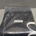 EYECY Laundry Room Rug Runner 20"x49" Non Slip TPR-Backed Rug for Kitchen, Bathroom, and Hallway - Black