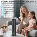 Waterless Scent Diffuser Starter Kit - Suitable for Home and Hotel Series Air Diffuser, 800 Square Inches of Coverage, 5 Kinds of Scented Essential Oils, Remote Control