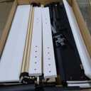 VECELO Twin Size Bed Frame with Upholstered Headboard, Velvet Platform Bedframe Mattress Foundation, Strong Wood Slat Support, No Box Spring Needed,White