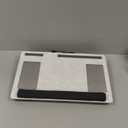 Extra Large Lap Laptop Desk- Home Office Portable LapDesk with Mouse Pad & Wrist Rest for Notebook/MacBook/Tablet, Sofa Bed Working, Writing, Drawing (White Marble, Fit Up to 17-inch Laptops)