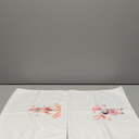 SPBL&L Space Kids Hand Towels Set of 2, Pink Astronaut Rocket Decorative Hand Towels, 16x24 Inches
