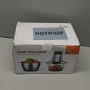 KOIOS Food Processor, 500W Electric Food Chopper with 2 Bowls (8 Cup+8 Cup) & 2 Bi-Level Blades&, Small Electric Grinder Meat Processor for Nuts, Meat, Onion, Garlic, Baby Food, Black