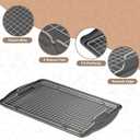 Baking Sheet with Rack Set, Carbon Steel Cookie Sheets for Baking, Multipurpose Cooking Sheet Pan, Cooling Rack, Nonstick Baking Pans, Dishwasher Safe, Size 17 x 12 x 0.8 Inches