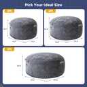 MAXYOYO Bean Bag Chair, Soft Bean Bag Sofa with Supportive Foam Filling