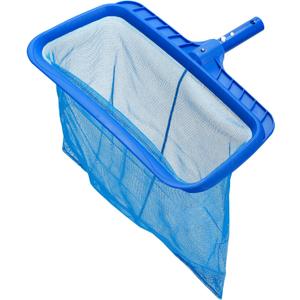 Swimming Pool Leaf Skimmer Net, Reinforced Frame Deep Rake Pool Cleaning Net Without Pole, Larger Capacity Fine Pool Nets for Cleaning, Easy Scoop Edge, Debris Pickup Removal