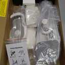 AboveTEK Under Cabinet iPad Mount, 3 in 1 Highflex 360 iPads Wall Mount for Kitchen, Tablet Celling Under Counter Holder, Kitchen Tablet Mount Fits 4.7" to 13.5" iPad, mini, Air, Surface Pro - White