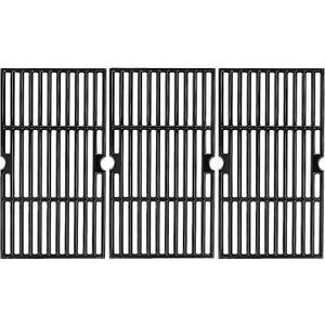 16 7/8" Porcelain Enameled Cast Iron Grill Cooking Grates Replacement for Charbroil 463441312 463432215 463461613 463436214 463436215 463441514 463440109 463436213 463420508 Gas Grill Grate Parts