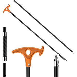 itayak 8.39'/12.3' Shallow Water Anchor Pole (Gloves Included)