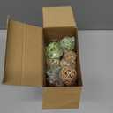 Patelai 36 Pcs Wicker Rattan Balls Decorative Balls for Vase Centerpiece Bowls Orbs Filler for Home Decor,4 Sizes(Vivid Color)