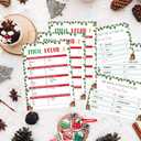 Toctose Christmas Friendly Feud Game Set, Friendly Feud Quiz, Family Feud Quiz, Baby Shower Game, Family Games for Adults, Christmas Games Xmas Holiday Winter Party Supplies-L005