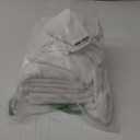 GLAMBURG Ultra Soft 8-Piece Towel Set - 100% Pure Ringspun Cotton, Contains 2 Oversized Bath Towels 27x54, 2 Hand Towels 16x28, 4 Wash Cloths 13x13 - Ideal for Everyday use, Hotel & Spa - White