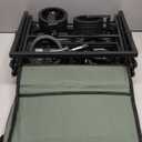 Extra Long Collapsible Wagon Cart, 480LBS Heavy Duty Utility Wagons with All-Terrain Wheels, Foldable Grocery Carts for Gardening, Shopping, Beach, Camping,Green