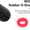 4 x Tire Valve Stem Caps Cover for Toyota Metal Car Wheel Air caps Auto Valve Stem Caps Accessories 4 Pack Black