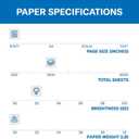 Hammermill Printer Paper, 20 lb Copy Paper, 8.5 x 11-3 Ream (1,500 Sheets) - 92 Bright, Made in the USA