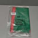 Oudain 6 Pcs Round Plastic Disposable Tablecloth 84 Inch Stain and Wrinkle Resistant Table Cover Tablecloths for Graduation Birthday Party Wedding Baby Shower Decoration(Green, Red)