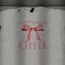 Birthday Girl Pink Coquette Aesthetic Bow Girly Y2K Women T-Shirt, Size L