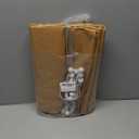 10x20FT Carport Canopy Front/Back Panel Entrance Door Tarp with Zippers, Waterproof & UV Protected Replacement Sidewall Cover with Ball Bungees (Beige)