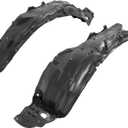 Front Fender Liner Set Compatible with 2016-2017 Honda Accord Sedan Driver & Passenger Side Splash Shields Replacement for HO1248157 HO1249157 74150T2AA01 74100T2AA01