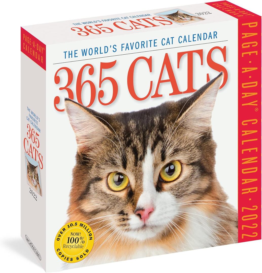 365 Cats Page-A-Day Calendar 2022: The World's Favorite Cat Calendar