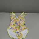 Modest One Piece Swimsuits for Women Tummy Control Cute Bathing Suit Full Coverage Floral Swim Suit for Teens Girls Size S