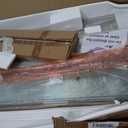 DreamLine Prism 34 1/8 inch x 72 inch Frameless Neo-Angle Pivot Shower Enclosure in Matte Black