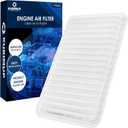 CA9360 Engine Air Filter, Offers 99% Air Purification, Fit for Lexus ES300, ES330, RX330, RX350; Toyota Camry(2002-2006), Camry Hybrid, Solara, Highlander Gas, Sienna(2004-2010).
