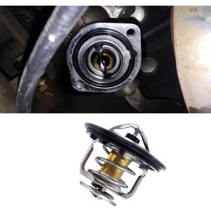 Car Thermostat, High Performance Thermostat, Automotive Replacement Engine Thermostats, Auto Engine Coolant Thermostat Compatible with Honda Civic CRV CRZ, Replaces #19301-PAA-306, 19301-PLC-315