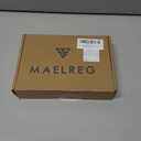 M MAELREG Golf Shirts for Men Short Sleeve Heather Jacquard Textured Stretch Moisture Wicking Performance Mens Polo Shirts (L)