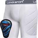 Youth Boys Padded Sliding Shorts with Soft Protective Cup for Baseball & Football, Small