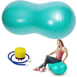 Peanut Ball - Exercise Ball Anti Burst Yoga Ball for Labor Birthing, Physical Therapy, Core Strength, Flexible Seating, Home & Gym Fintness, Sensory Chair Wiggle Seat
