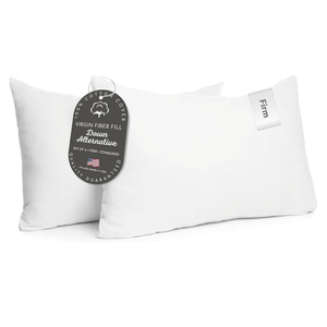 Digital Decor 100% Cotton Luxury Hotel Pillows Standard Size Set of 2, Cooling Hypoallergenic Down Alternative Pillows for Sleeping, Firm Support for Side & Back Sleepers, Made in USA, 26" x 20"