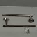 TocTen Bath Towel Bar - Thicken SUS304 Stainless Steel Bathroom Towel Holder, Towel Rod for Bathroom Heavy Duty Wall Mounted Towel Rack Hanger (24IN, Brushed Nickel) 