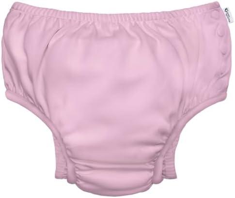 i Play Girls Reusable Absorbent Baby Swim Diapers Light Pink 12 Months