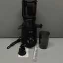 Cold Press Juicer, Slow Masticating Juicer Machines for Whole Vegetable and Fruit, 4.3" Feed Chute, BPA Free, Quiet Easy Clean Juicer to Unlock Fresh & Nutritious Juices(Black)